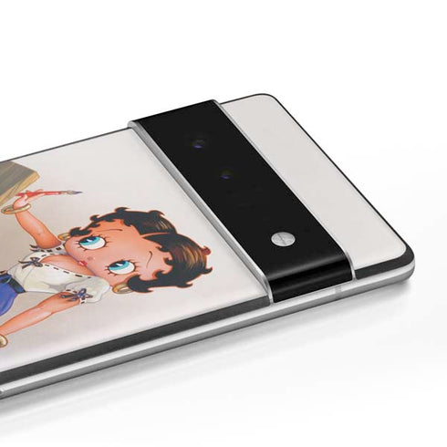 Betty Boop The Artist Google Pixel 6 Pro Skin
